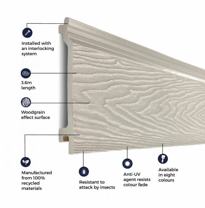 3.6m Woodgrain Wall Cladding - Trade Warehouse