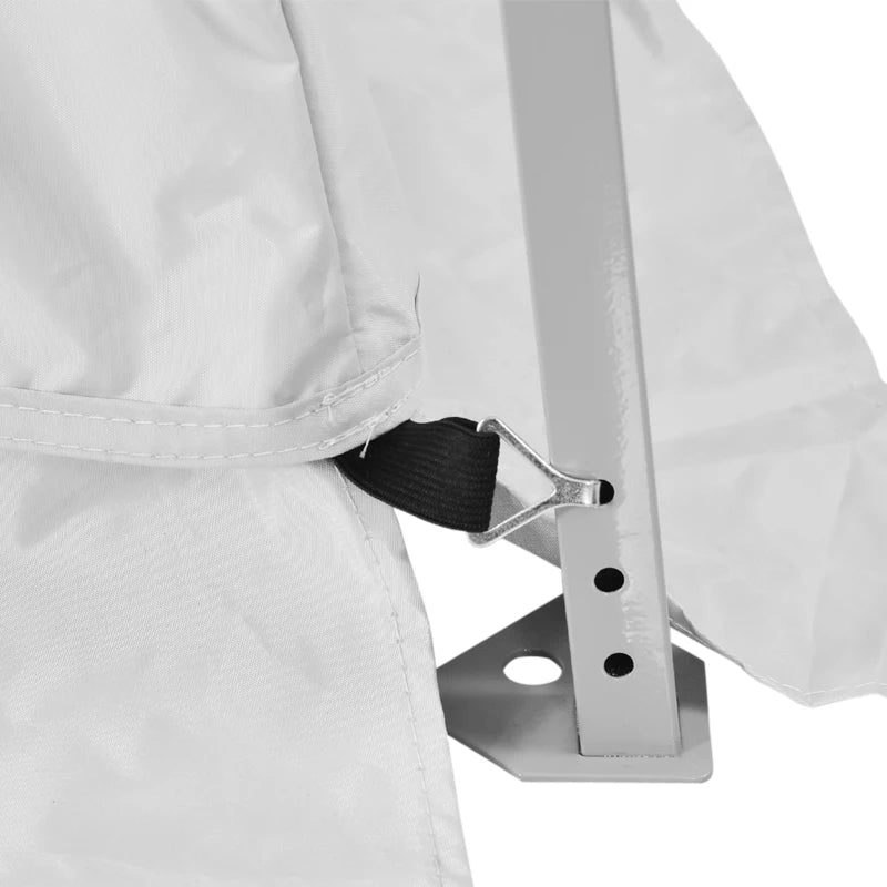 Wide Base Pop Up Gazebo With Mesh Screen Side Walls