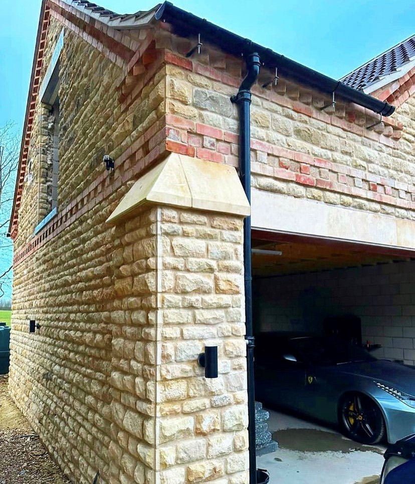 4" Plain Half Round Gutter 135 Degree Angle Painted - Trade Warehouse