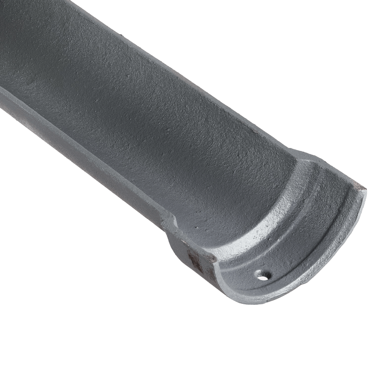 4" Plain Half Round Gutter x 6ft Primed - Trade Warehouse