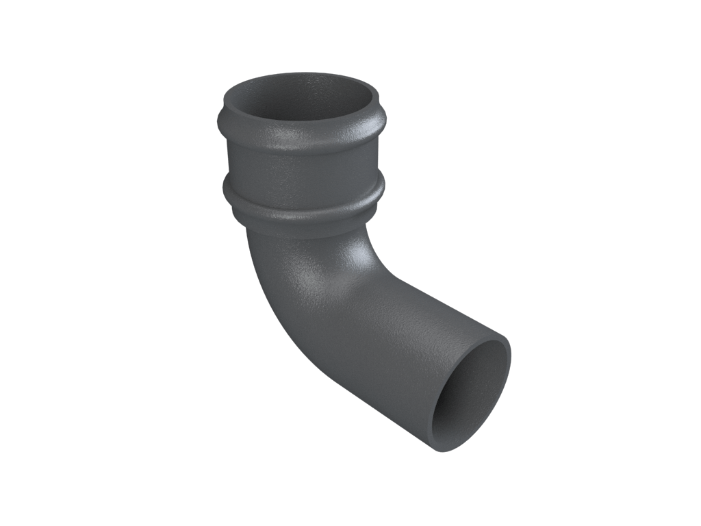 4" Round Uneared 92.5 Degree Bend Primed - Trade Warehouse