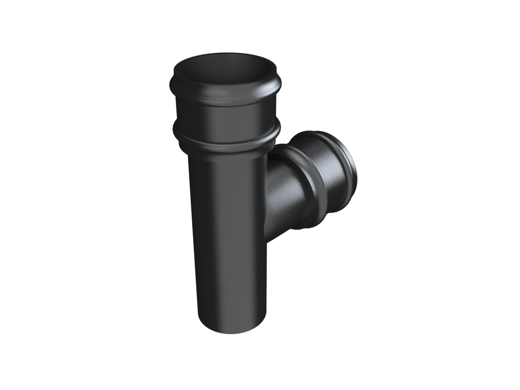 4" Round Uneared 92.5 Degree Branch Painted - Trade Warehouse