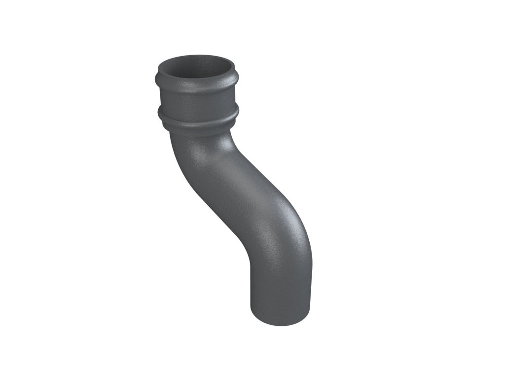 4" Round Uneared Offset 6" Projection Primed - Trade Warehouse