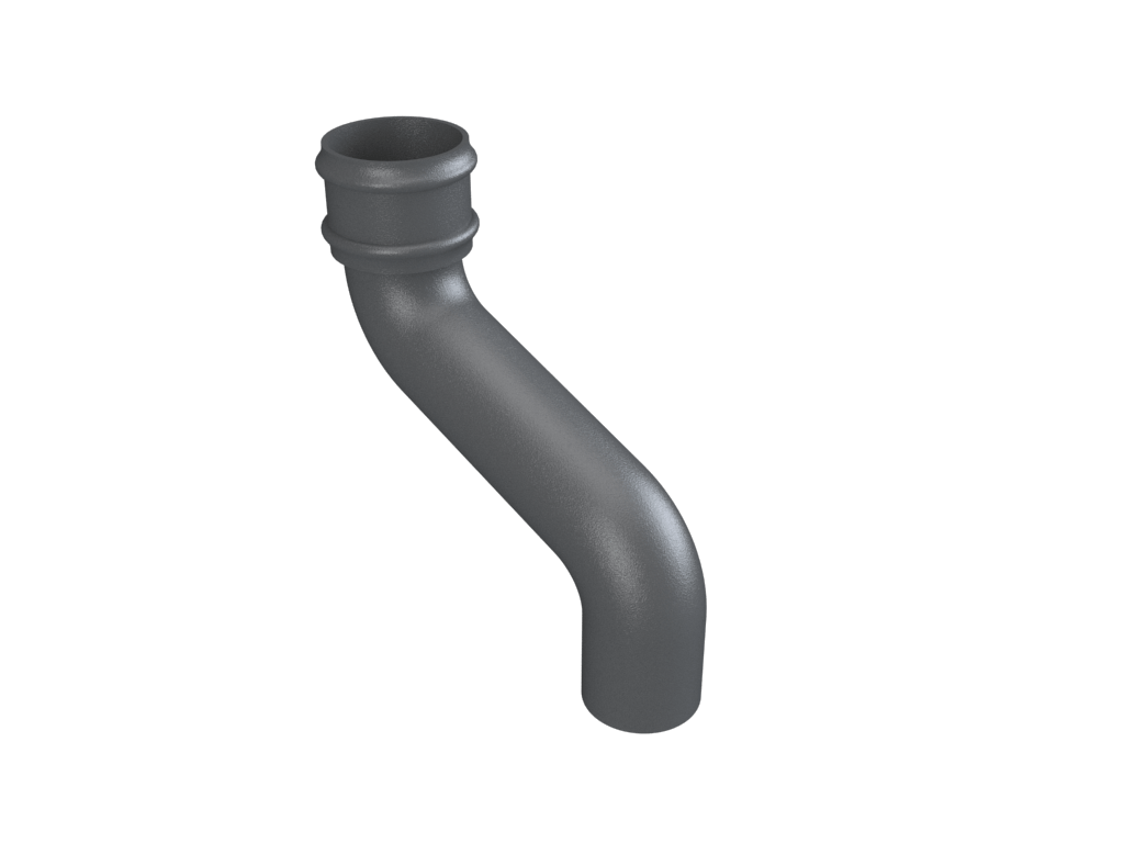 4" Round Uneared Offset 9" Projection Primed - Trade Warehouse