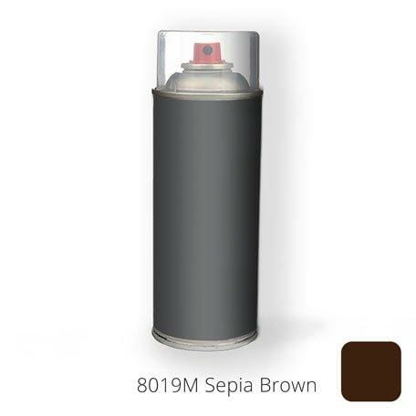 400ml - 8019M Sepia Brown Touch Up Spray Paint - Trade Warehouse
