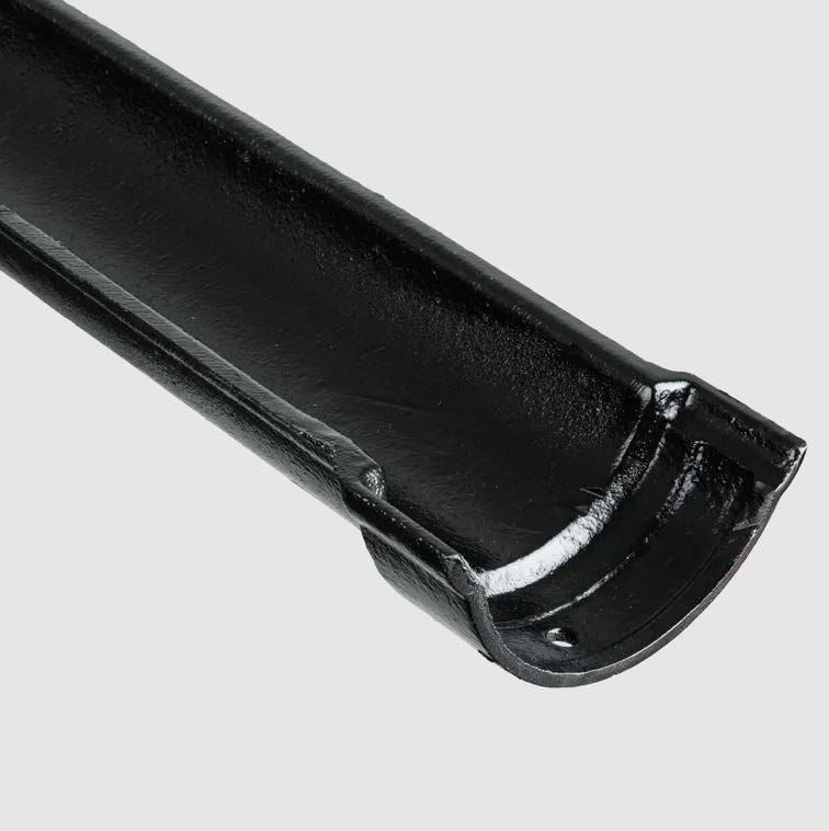 4.5" Beaded Half Round Gutter x 6ft Painted - Trade Warehouse