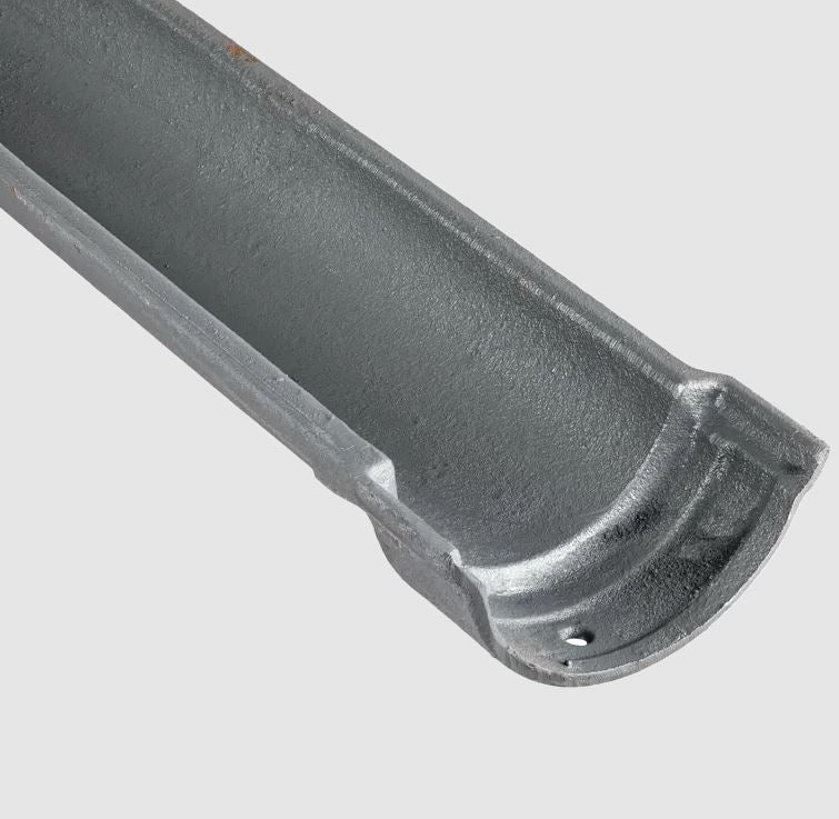 4.5" Beaded Half Round Gutter x 6ft Primed - Trade Warehouse