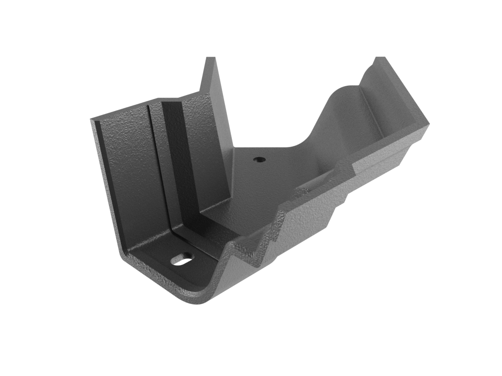 4.5" Notts Pattern Ogee Gutter 135 Degree External Angle Primed - Trade Warehouse