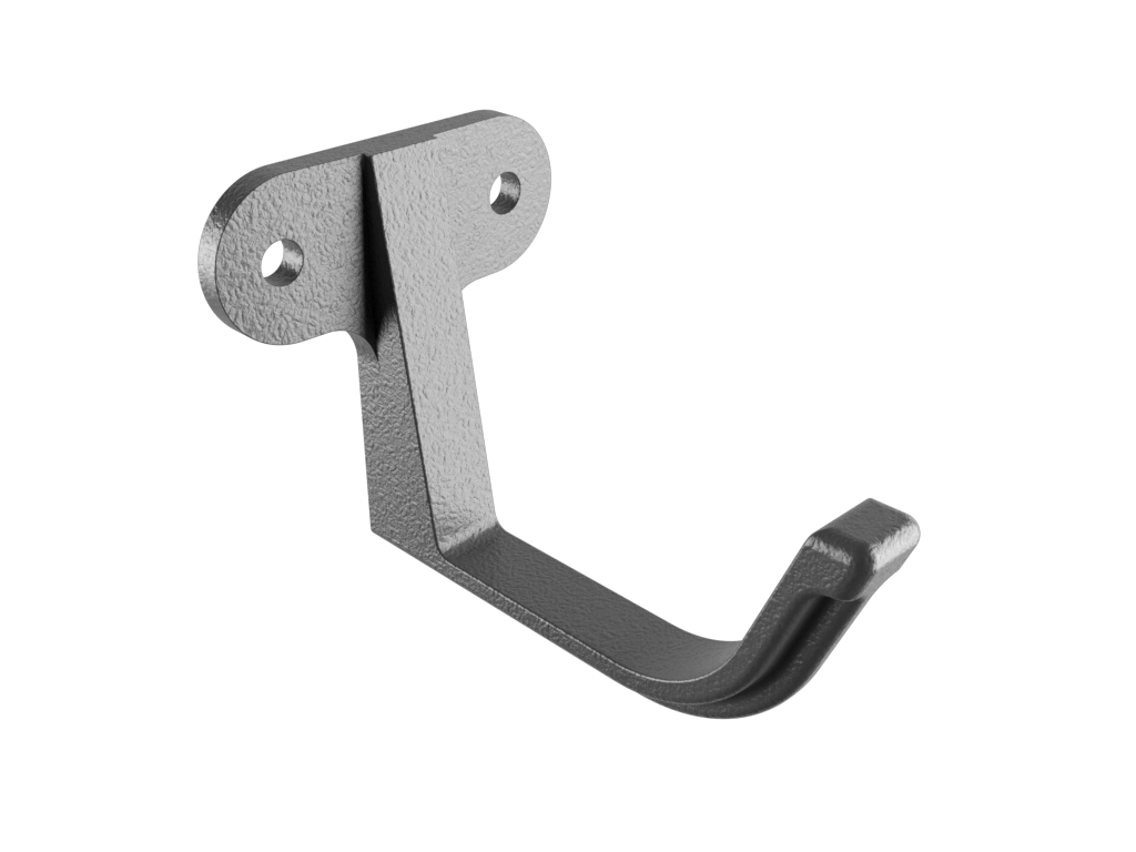4.5" Notts Pattern Ogee Gutter Fascia Bracket Primed - Trade Warehouse