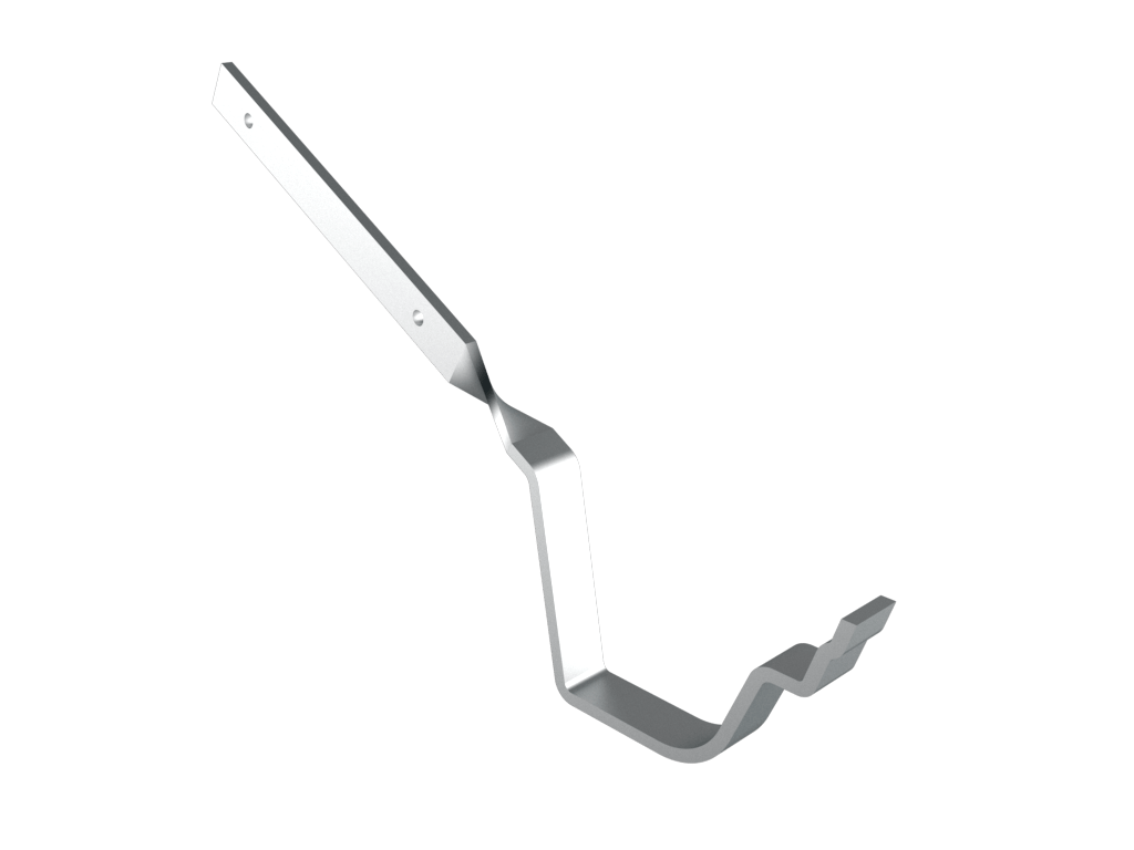 4.5" Notts Pattern Ogee Gutter Side Fix Rafter Bracket Primed - Trade Warehouse