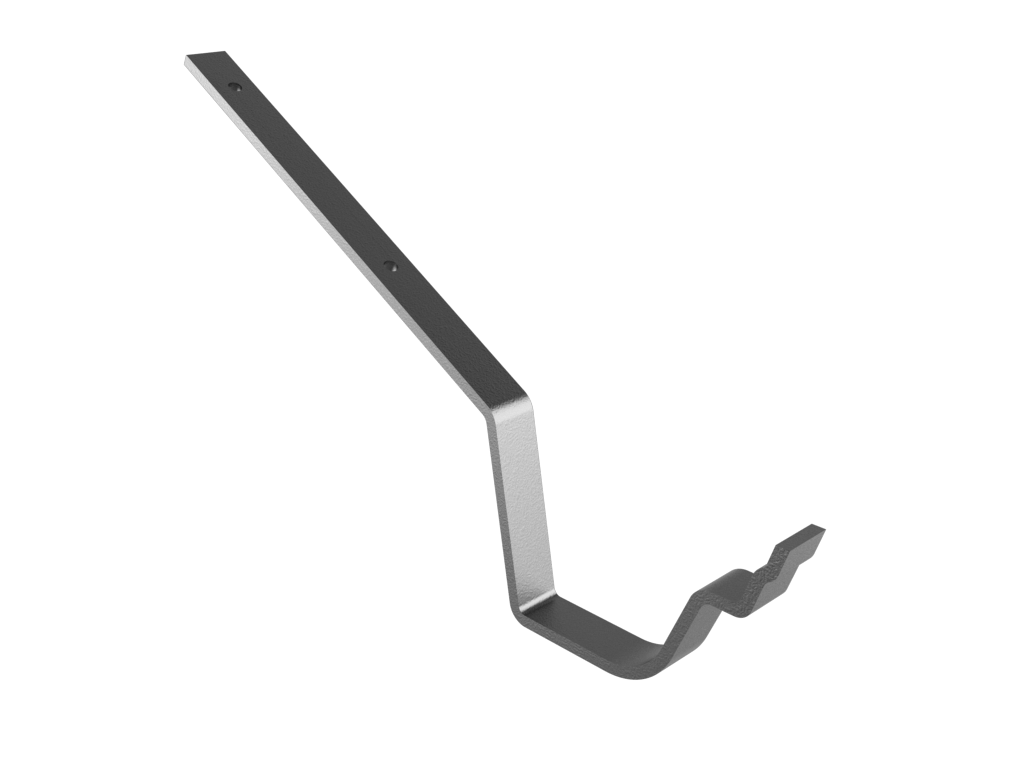 4.5" Notts Pattern Ogee Gutter Top Fix Rafter Bracket Painted - Trade Warehouse