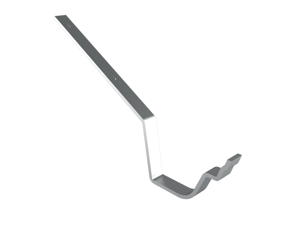 4.5" Notts Pattern Ogee Gutter Top Fix Rafter Bracket Primed - Trade Warehouse