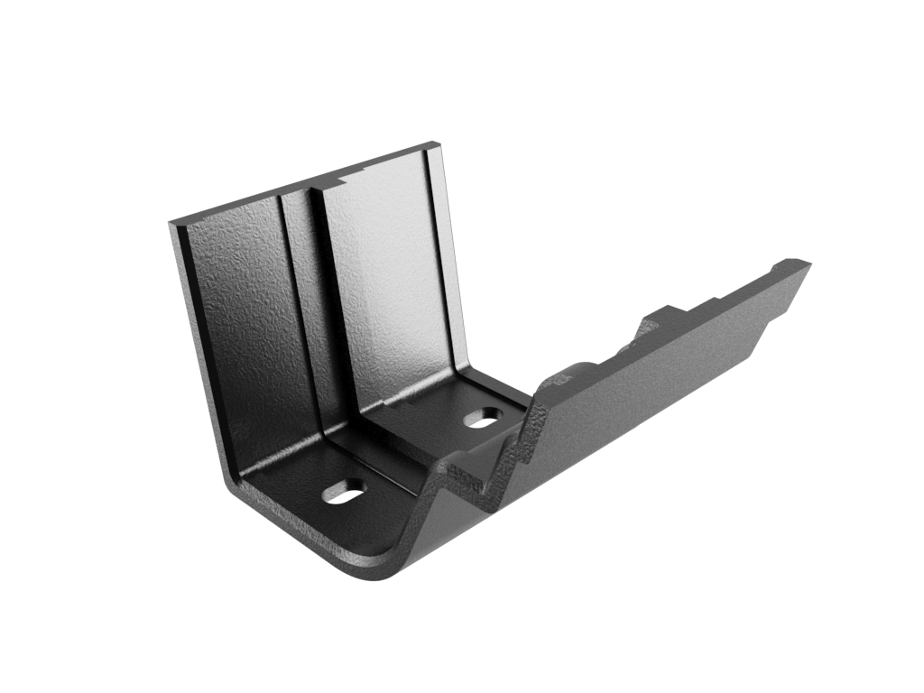4.5" Notts Pattern Ogee Gutter Union Connector Painted - Trade Warehouse