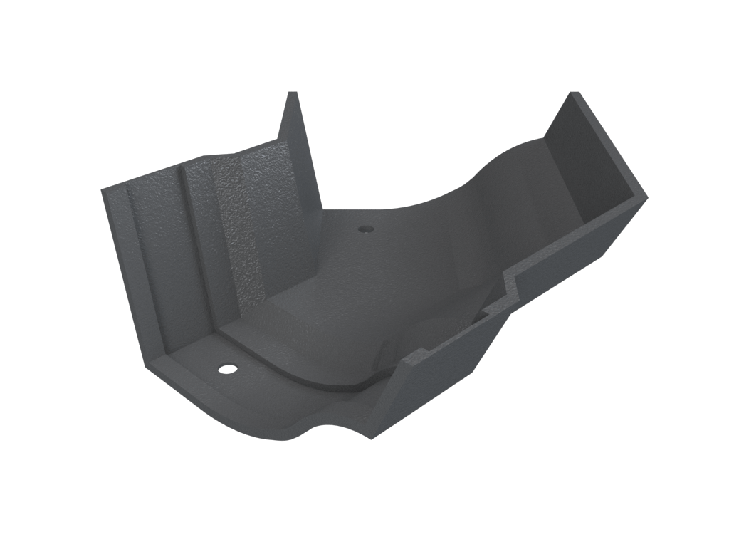 4.5" Victorian Ogee Gutter 135 Degree External Angle Primed - Trade Warehouse