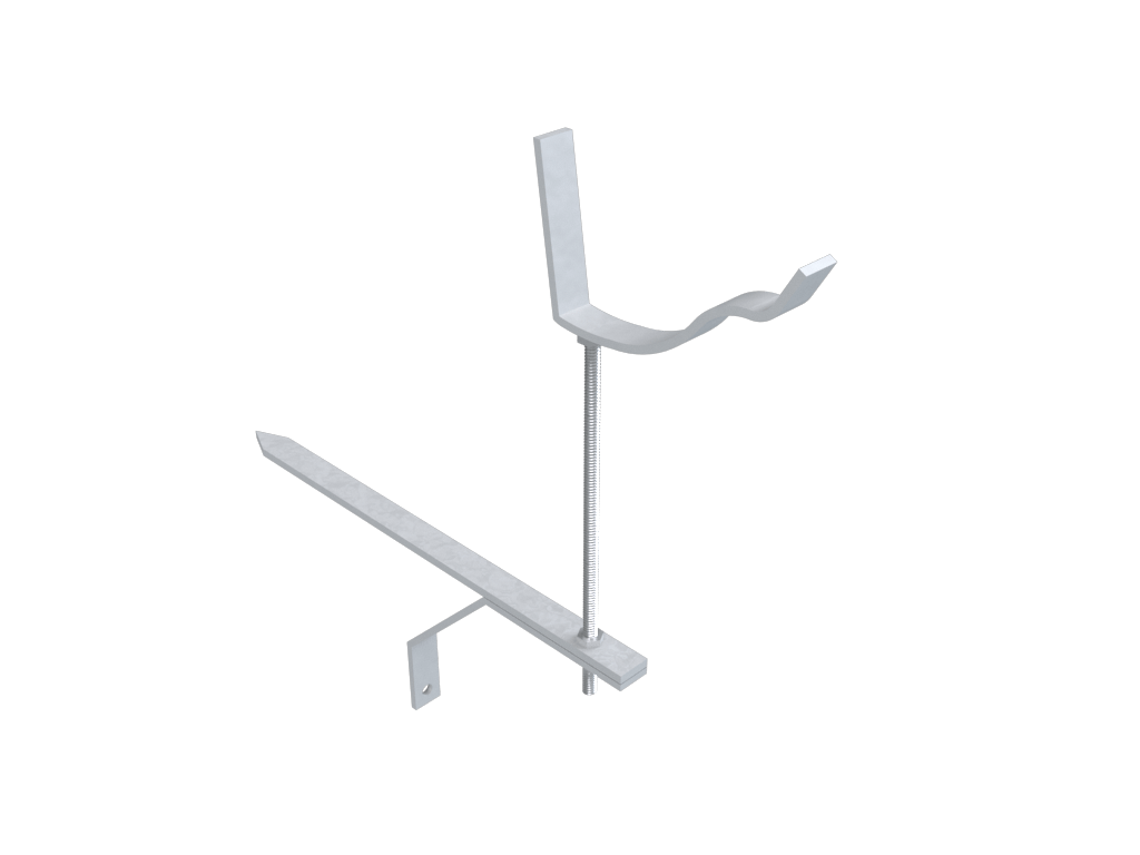4.5" Victorian Ogee Gutter Rise & Fall Bracket + 13" Stay Primed - Trade Warehouse
