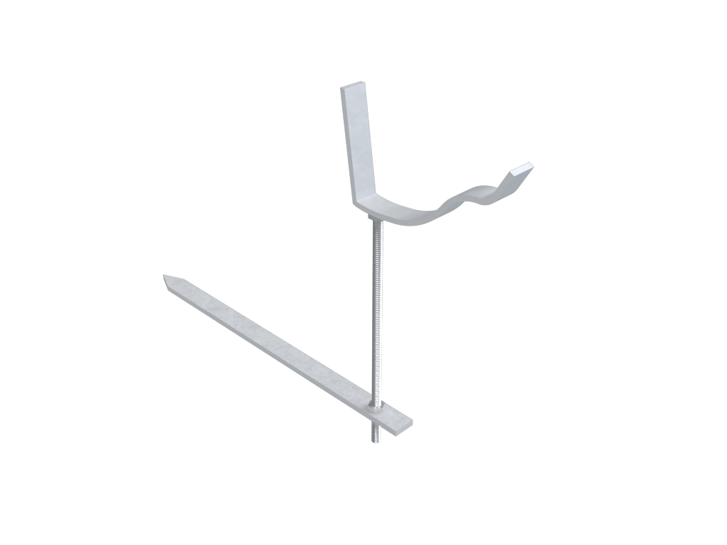 4.5" Victorian Ogee Gutter Rise & Fall Bracket Primed - Trade Warehouse
