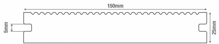 4m Solid Commercial Grade Bullnose Composite Decking Board - Trade Warehouse
