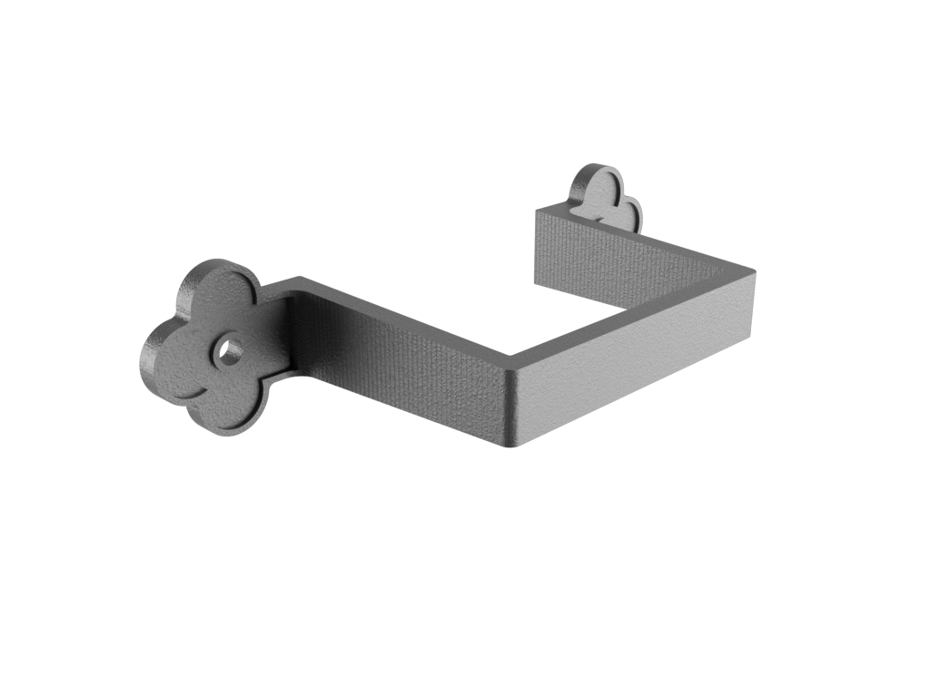 4x3" Rectangular Ornamental Earbelt Type 1 Primed - Trade Warehouse