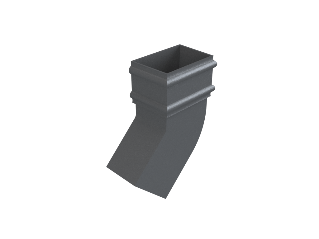 4x3" Rectangular Uneared Left Hand 135 Degree Bend Primed - Trade Warehouse