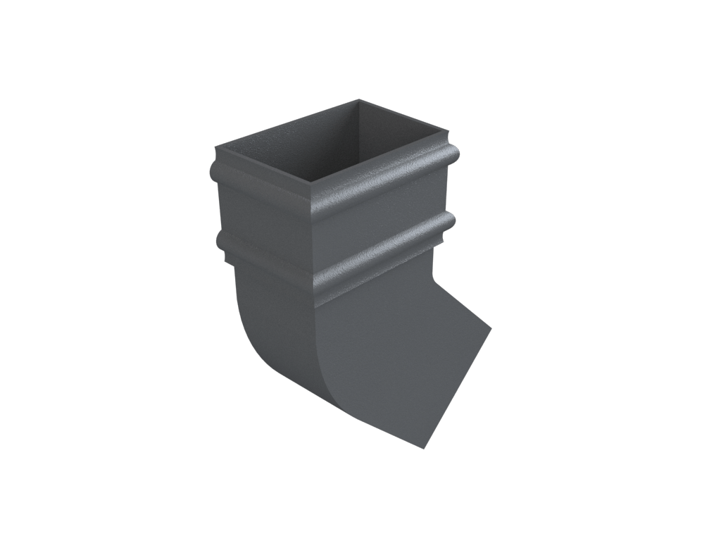 4x3" Rectangular Uneared Right Hand 135 Degree Bend Primed - Trade Warehouse