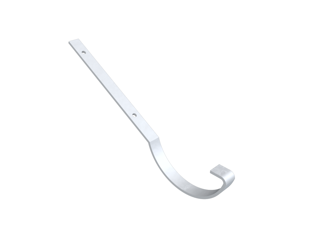 5" Plain Half Round Gutter Top Fix Rafter Bracket Primed - Trade Warehouse