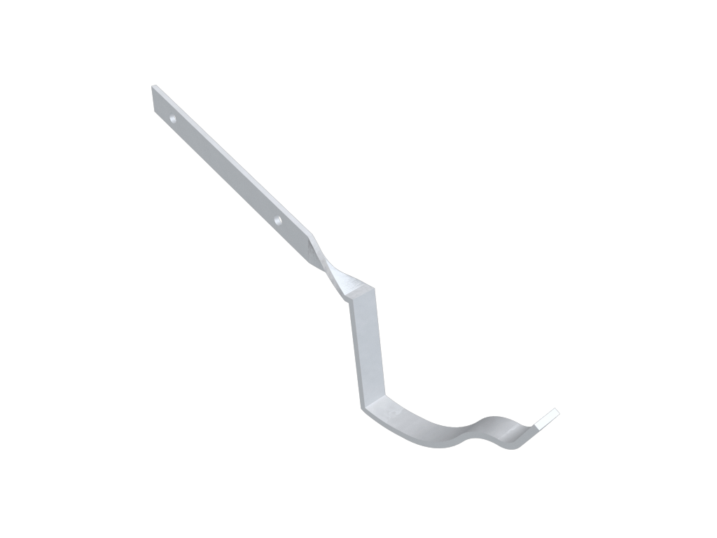 5" Victorian Ogee Gutter Side Fix Rafter Bracket Primed - Trade Warehouse