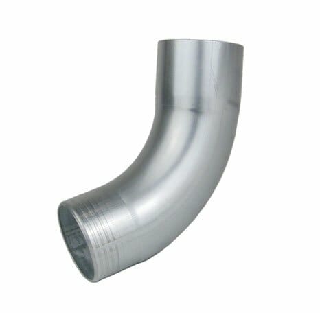 60mm Galvanised Steel Downpipe 70 Degree Bend - Trade Warehouse