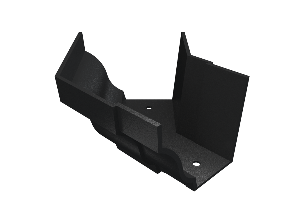 6x4" Moulded Ogee Gutter 135 Degree External Angle Painted - Trade Warehouse
