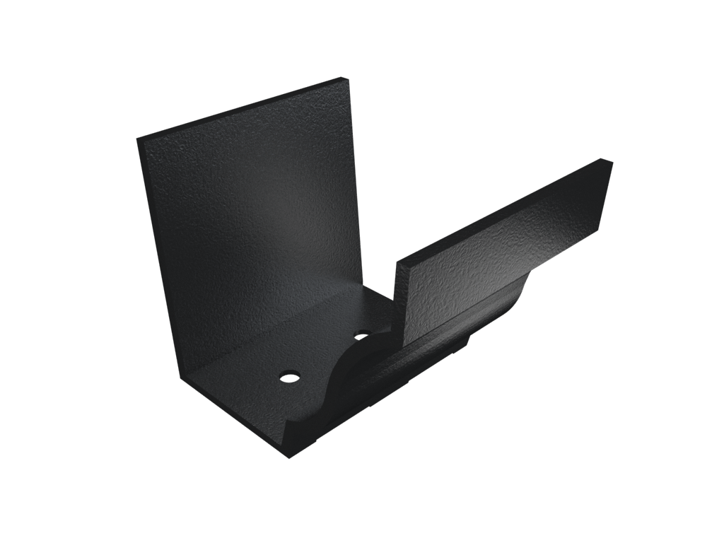 6x4" Moulded Ogee Gutter Union Connector Painted - Trade Warehouse