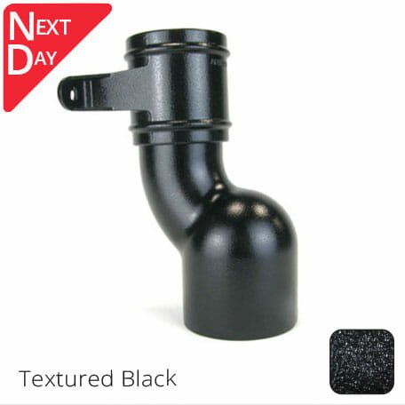 76mm (3") Cast Aluminium Anti-splash Shoe with Ears - Textured Black - Trade Warehouse