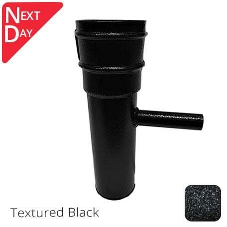 76mm (3") Rainwater Diverter - Textured Black - Trade Warehouse