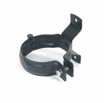 80mm Anthracite Grey Galvanised Steel Downpipe Bracket - Trade Warehouse
