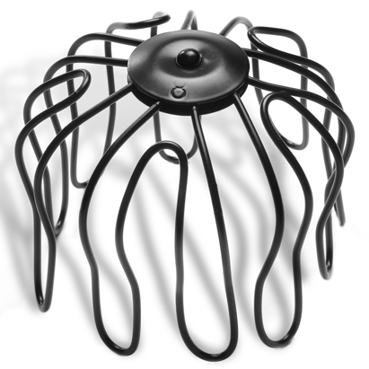 80mm Black Coated Galvanised Steel Leaf Guard - Trade Warehouse