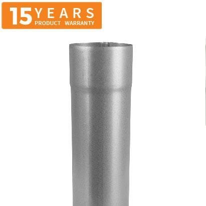 80mm Galvanised Steel Downpipe 3m Length - Trade Warehouse