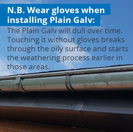 80mm to 110mm Galvanised Steel Downpipe Cover - Trade Warehouse