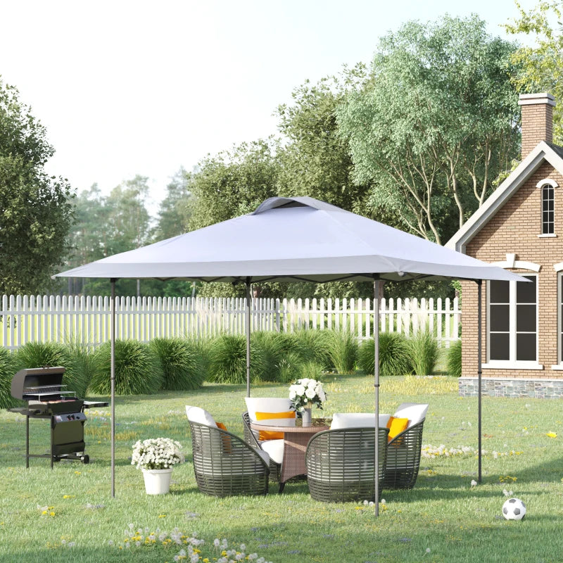 4m x 4m White Pop-up Gazebo Canopy Tent