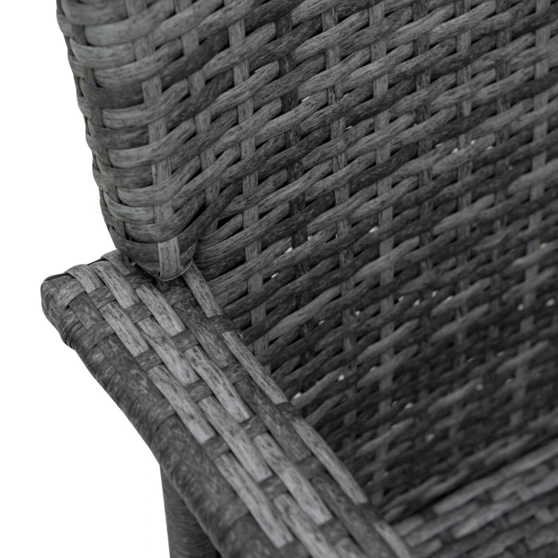 2-Seater Rattan Bistro Set With Table