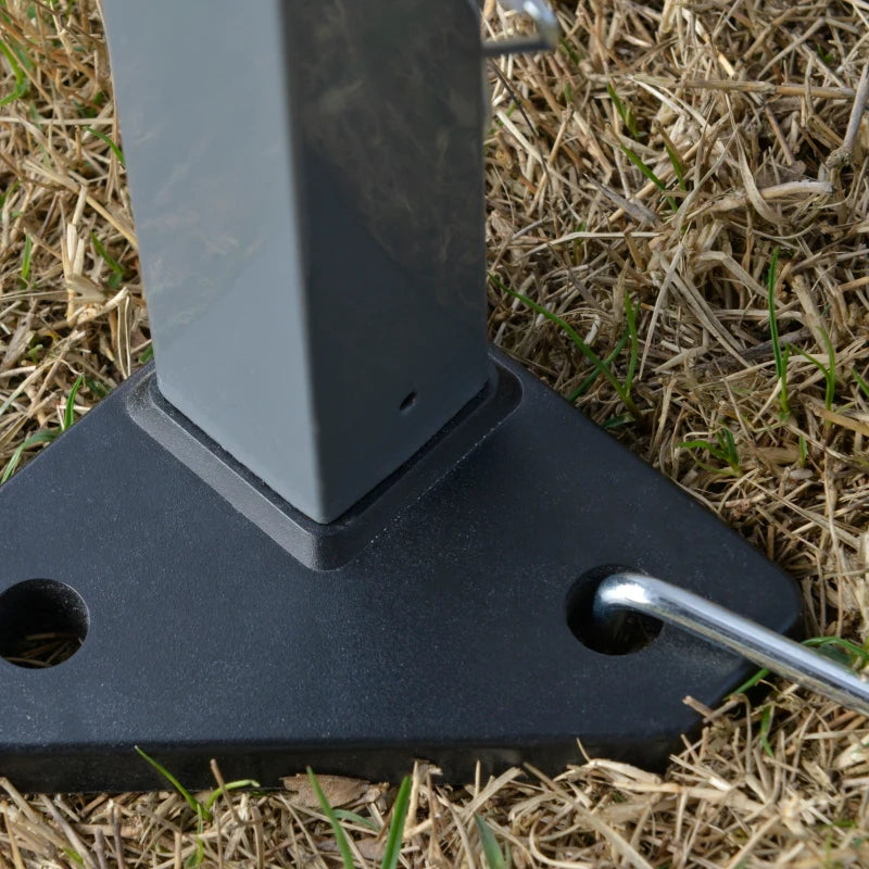 Grey 4m x 4m Pop-up Gazebo with Roller Bag & Adjustable Legs