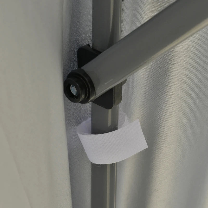 4m x 4m Dark Grey Pop-up Gazebo With Steel Frame