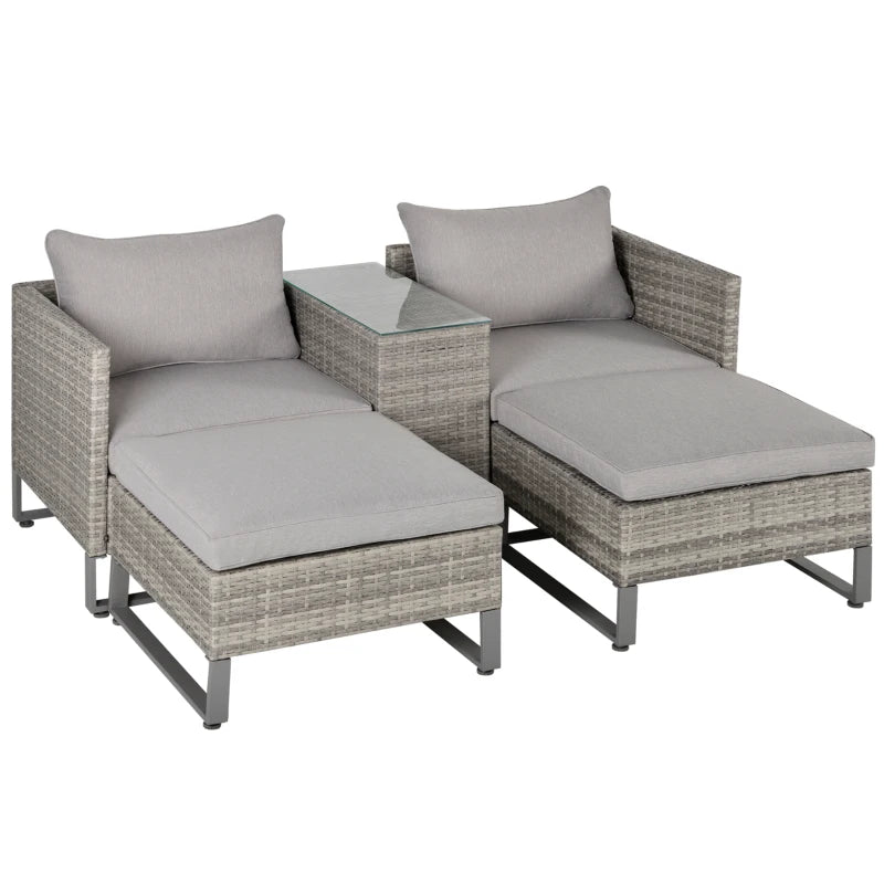 Gray outdoor online chaise lounge