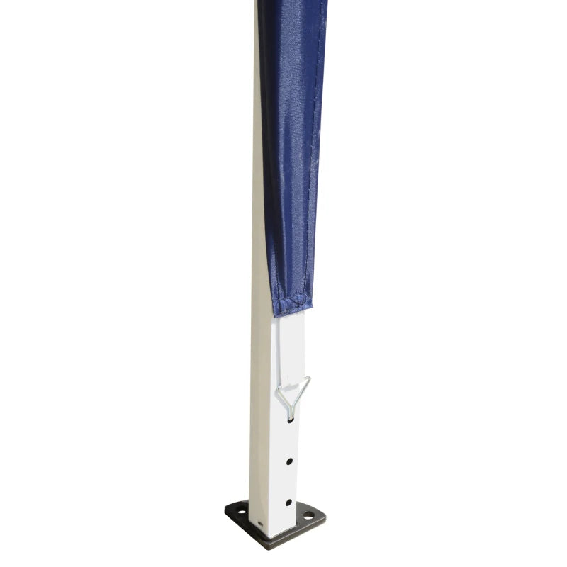 Blue 3m x 3m Pop Up Gazebo - Height Adjustable With Bag