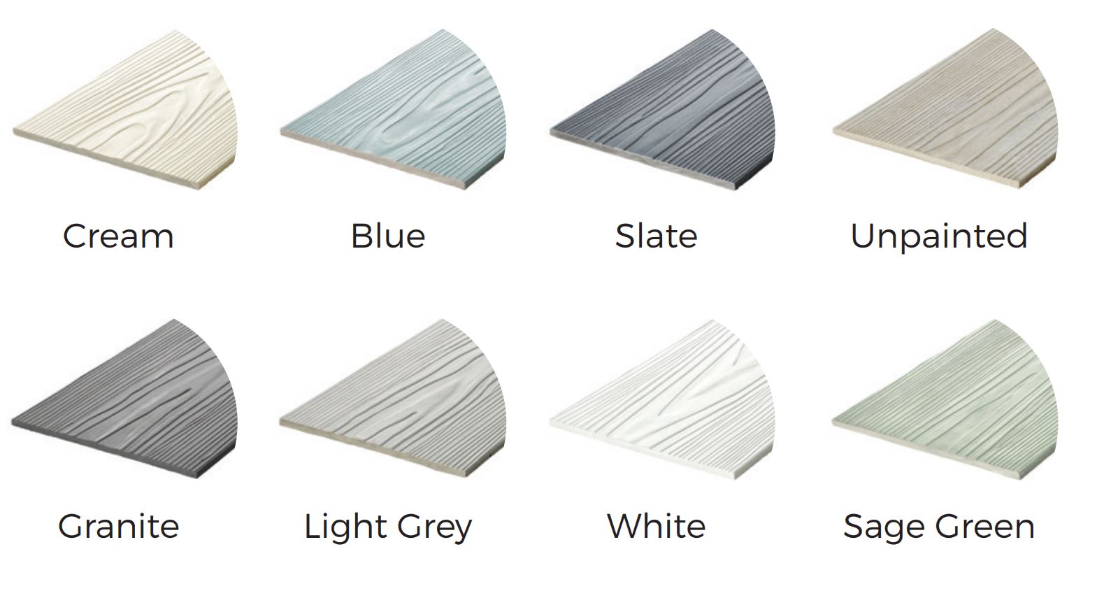 Fibre Cement Cladding Colours