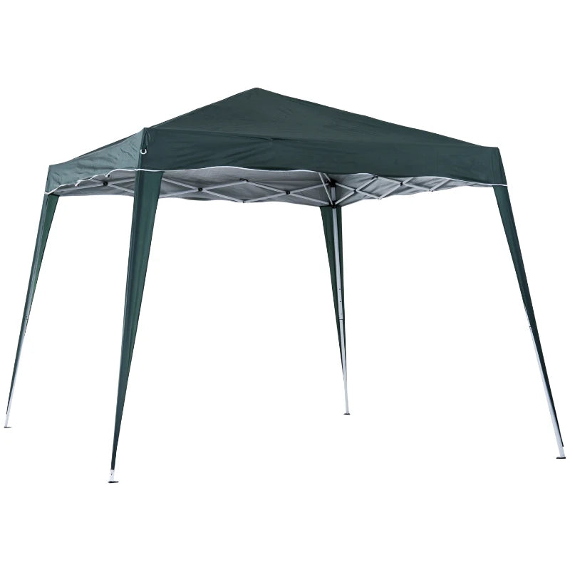 Green Slant Leg Pop Up Gazebo with Carry Bag