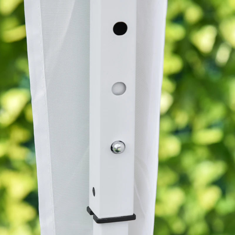 White 2m x 2m Pop Up Gazebo