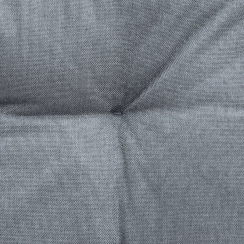 Grey 4 Seater Wicker Furniture Set - High Back Chairs with Cushions, Tempered Glass Coffee Table