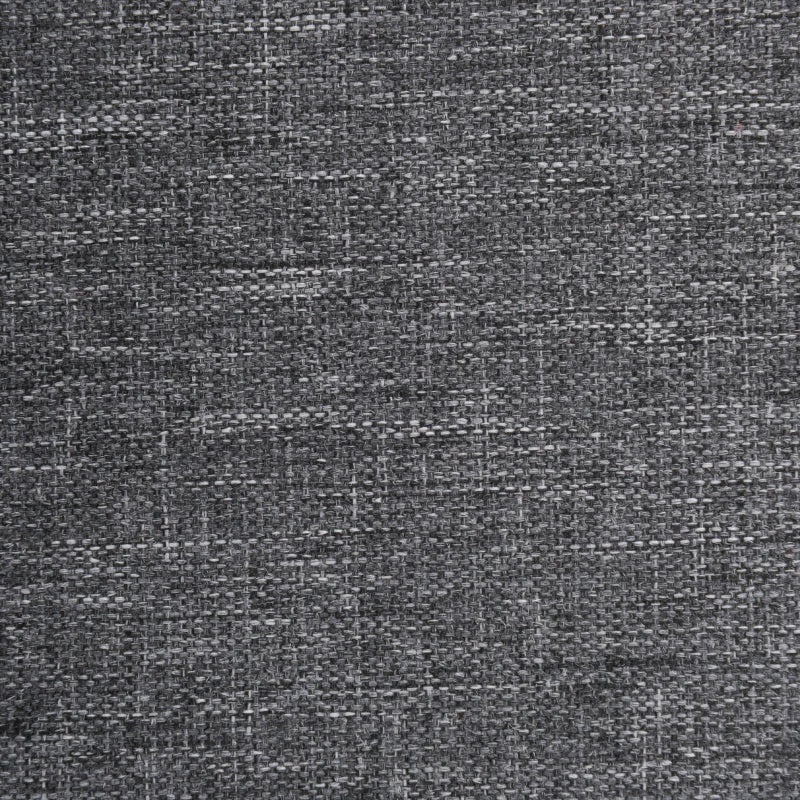 Grey Rattan Armless Chair with Adjustable Footpads and Back Support