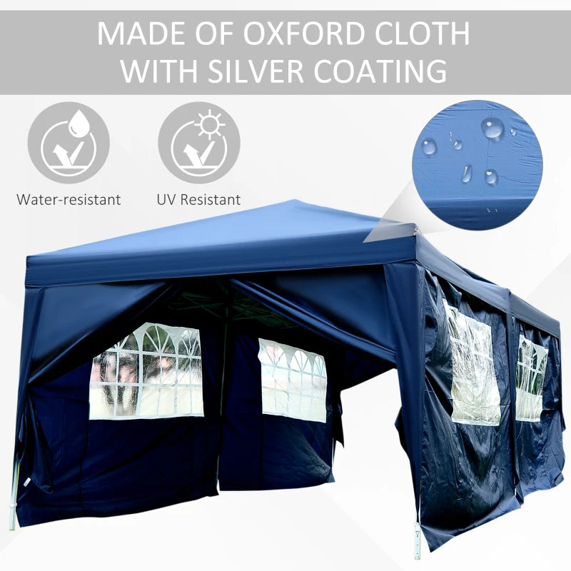 3m x 6m Blue Tent Marquee