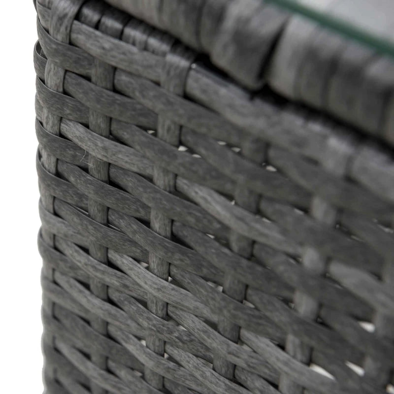 2-Seater Rattan Bistro Set With Table