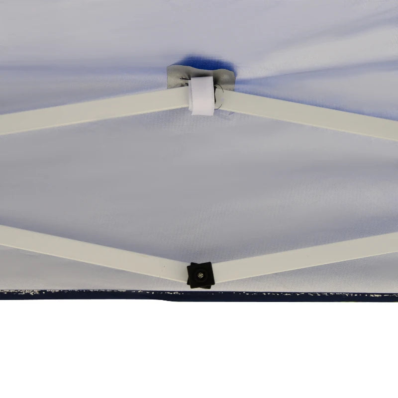 Blue 3m x 3m Pop Up Gazebo - Height Adjustable With Bag