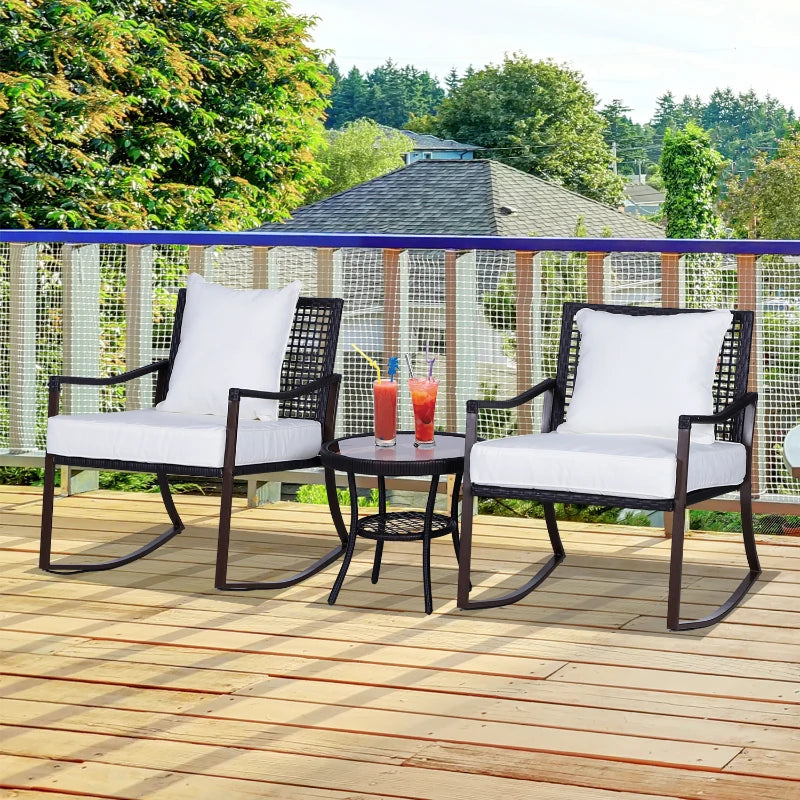 Rocking Bistro Set with Table